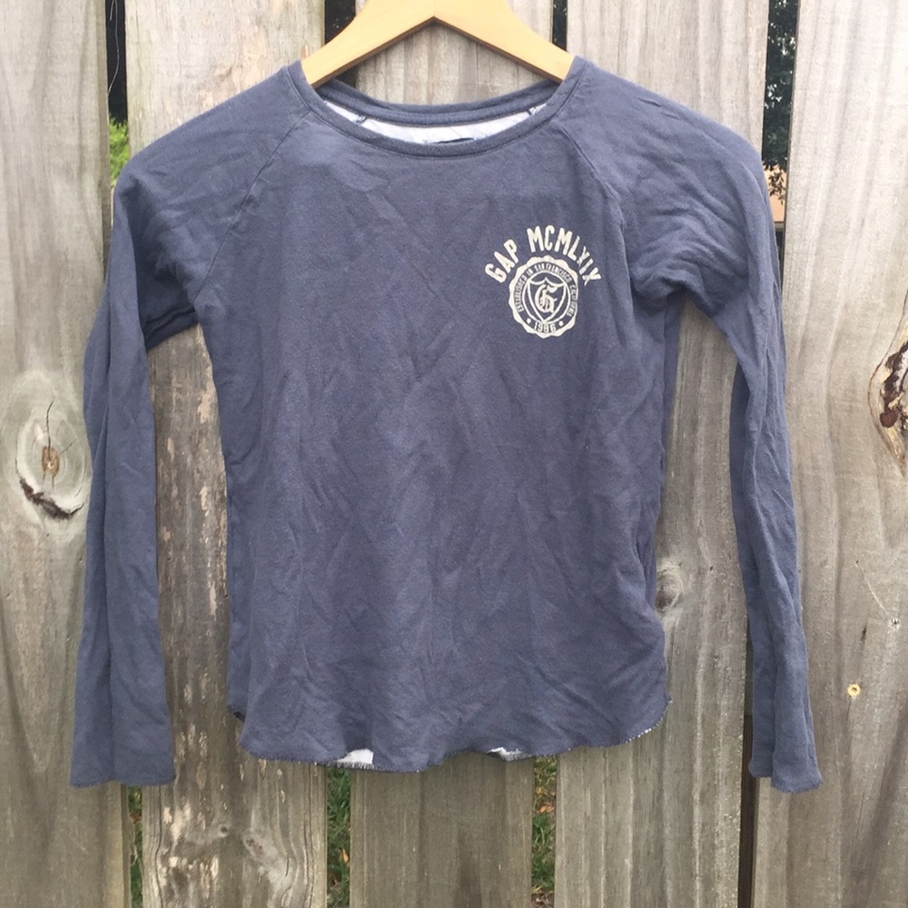 Gap Kids Lined Long Sleeve Tee Shirt